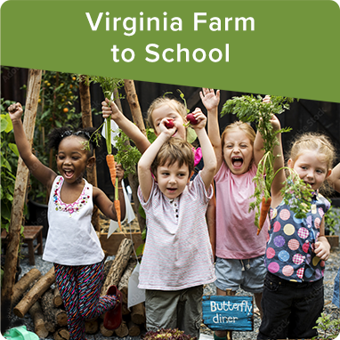 Virginia kids celebrating in a Virginia garden